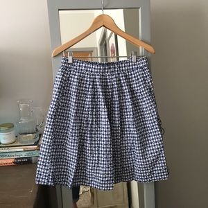 J. Crew Gingham Skirt